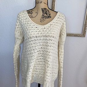 Free People Oversized Knit Sweater Size Medium